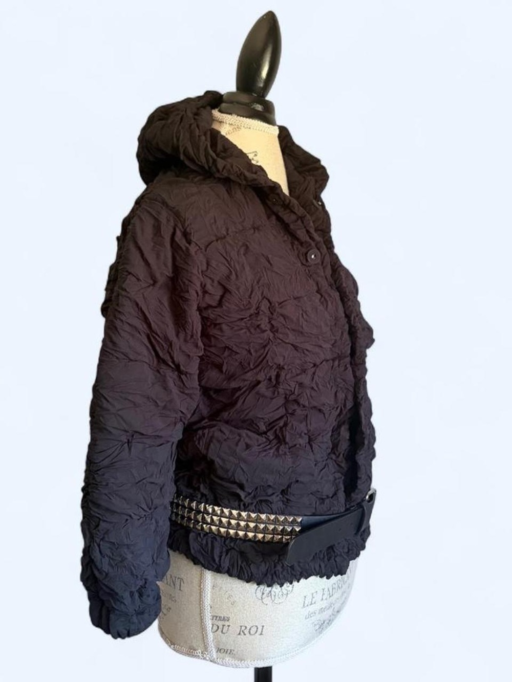 Issey Miyake Crop Textured Jacket